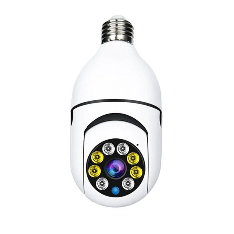 PTZ Bulb Camera Colour Vision 1080p App V380 pro