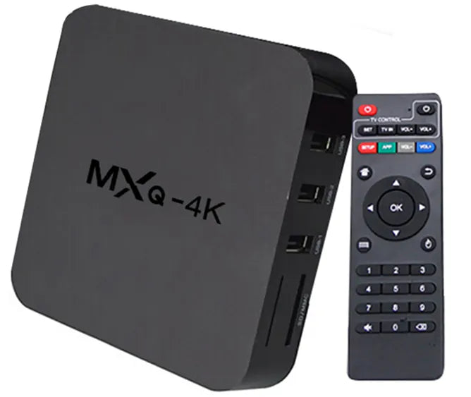 MXQ 4K Smart TV Box – Quad Core Processor