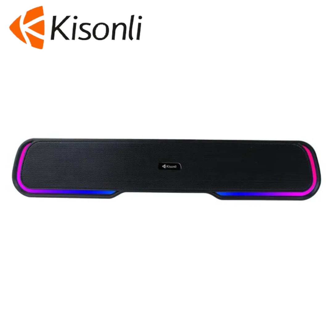 Kisonli Led-913 Sound Bar Bluetooth Gaming Colorful Light
